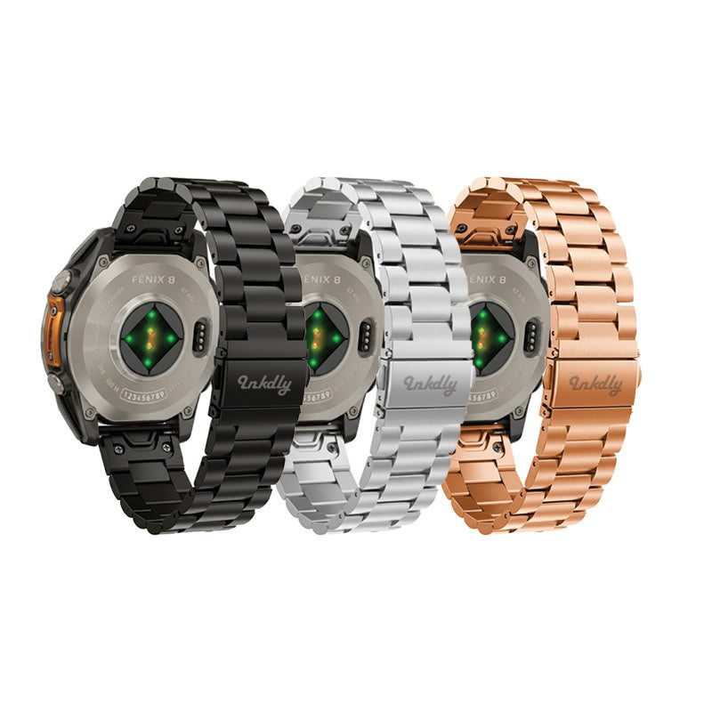 Boss Stainless Garmin Fenix 8 Watch Bands Replacement Quick Change
