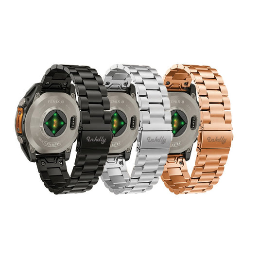 Boss Stainless Garmin Fenix 8 Watch Bands Replacement Quick Change