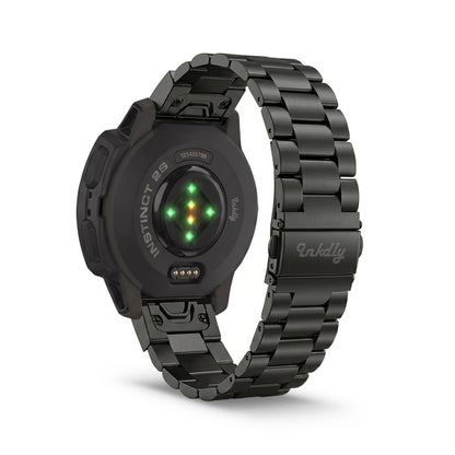 Boss Stainless Garmin Instinct 2S Bands Replacement Quick Change (20mm) Black