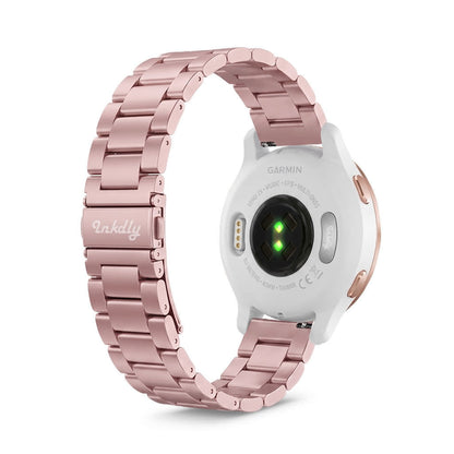 Boss Garmin Venu 2S Bands Replacement Stainless Link (18mm) Rose Pink