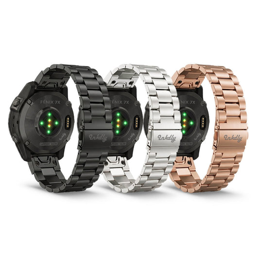 Boss Stainless Garmin Fenix 7X Bands Replacement Quick Change (26mm)