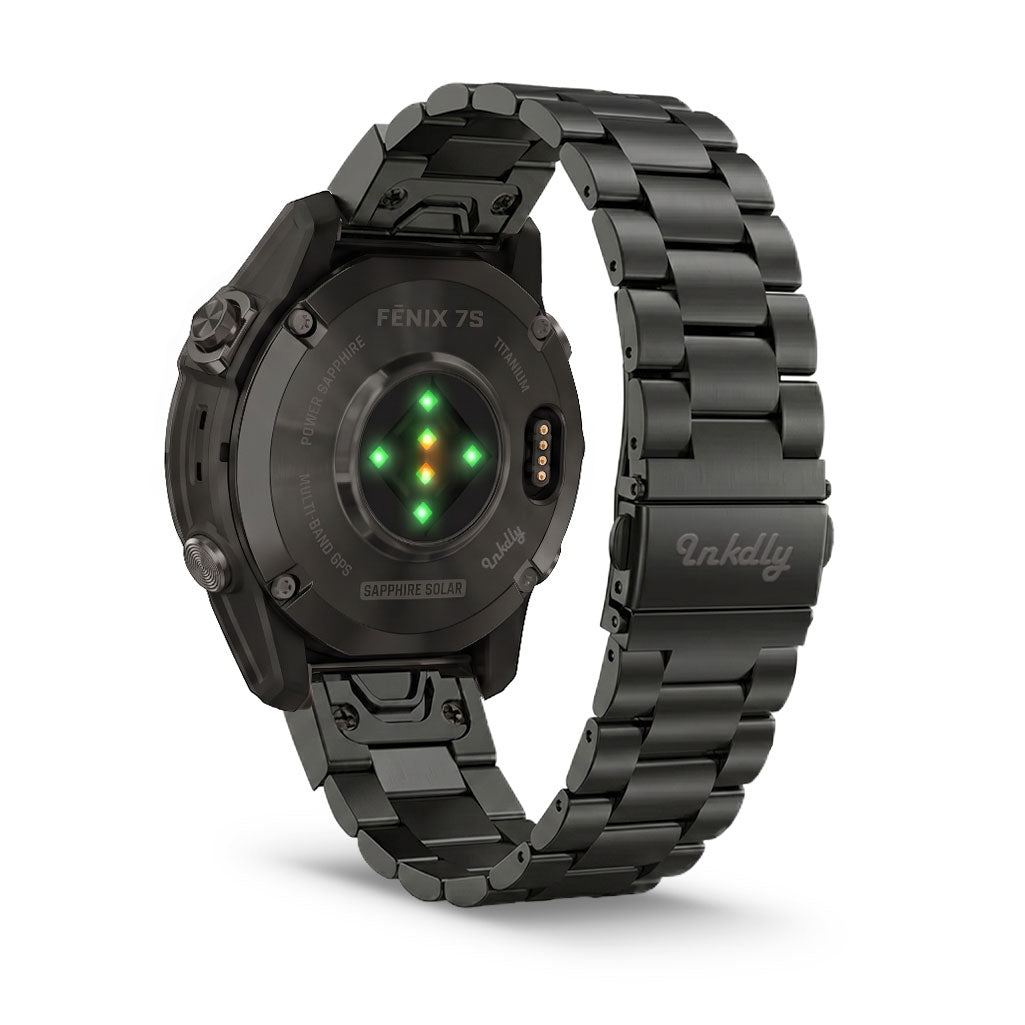 Boss Stainless Garmin Fenix 7S Bands Replacement Quick Change (20mm) Black