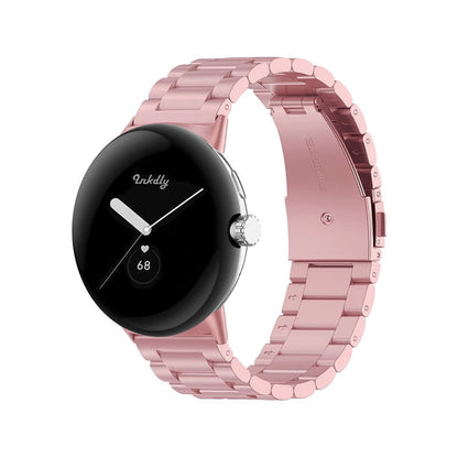 Boss Google Pixel Watch 1 Band Replacement Stainless Link (41mm) Rose Pink