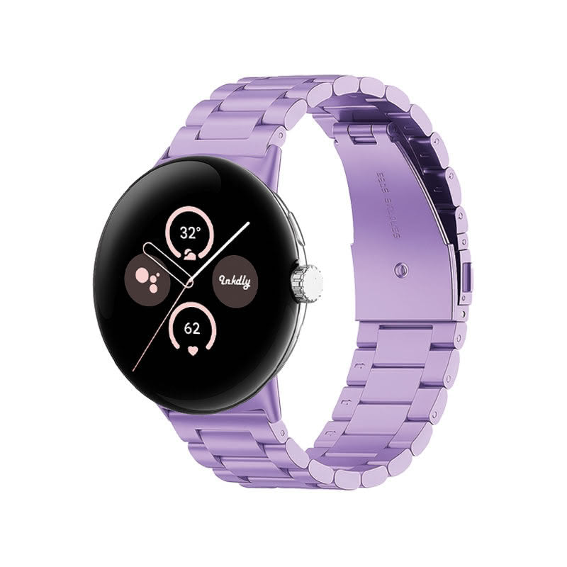 Boss Google Pixel Watch 2 Band Replacement Stainless Link (41mm) Light Purple