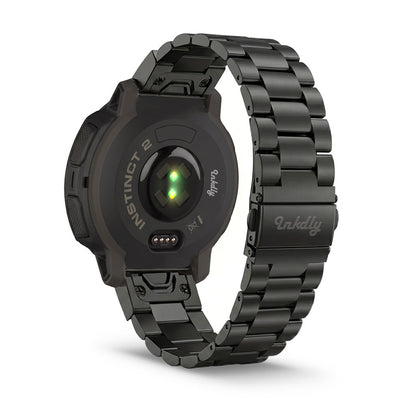 Boss Stainless Garmin Instinct 2 Bands Replacement Quick Change (22mm) Black
