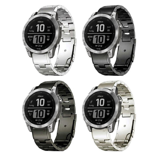 Evo Titanium Garmin Fenix 7 Bands Replacement Quick Change (22mm)