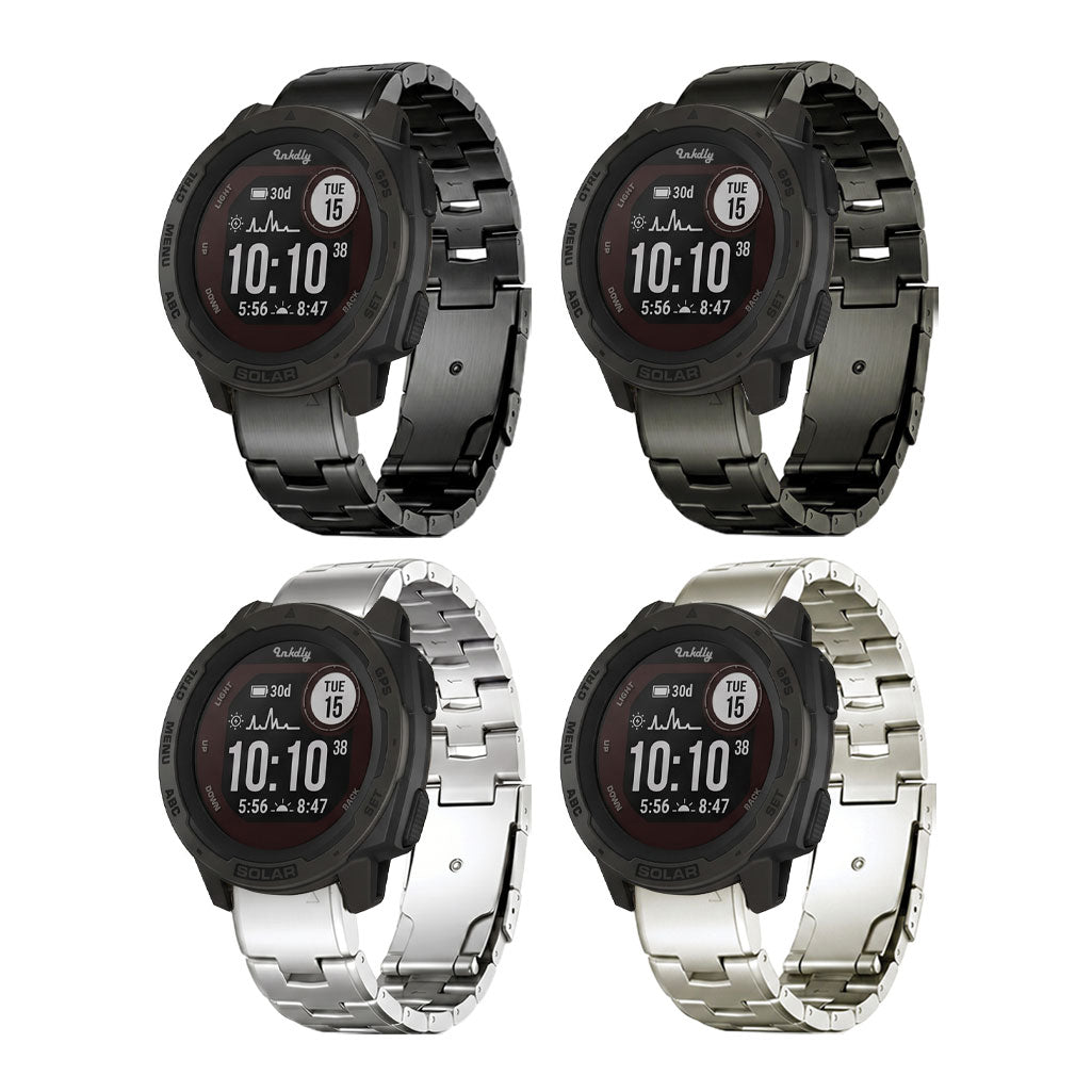 Evo Titanium Garmin Instinct Bands Replacement Quick Change (22mm)