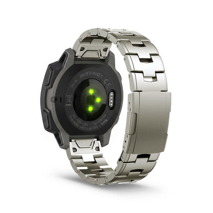 Evo Titanium Garmin Instinct Bands Replacement Quick Change (22mm) Natural