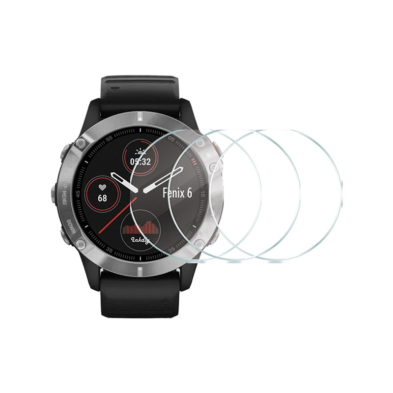 Tempered Glass Garmin Fenix 6 Screen Protector Kit Clear 3pcs