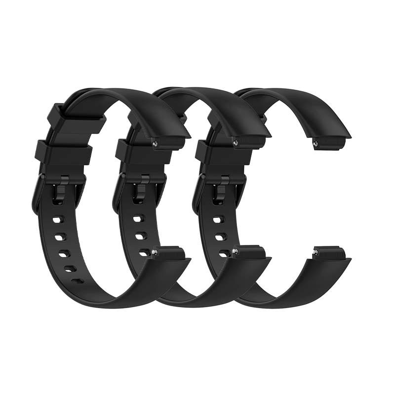 Fitbit Inspire 3 Bands Replacement Straps Small Black (3-Pack) 