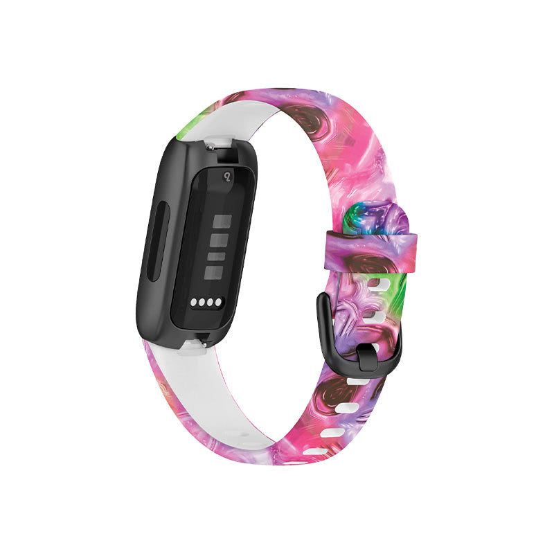 Fitbit Inspire 3 Bands Replacement Straps Small Colourful Rainbow 