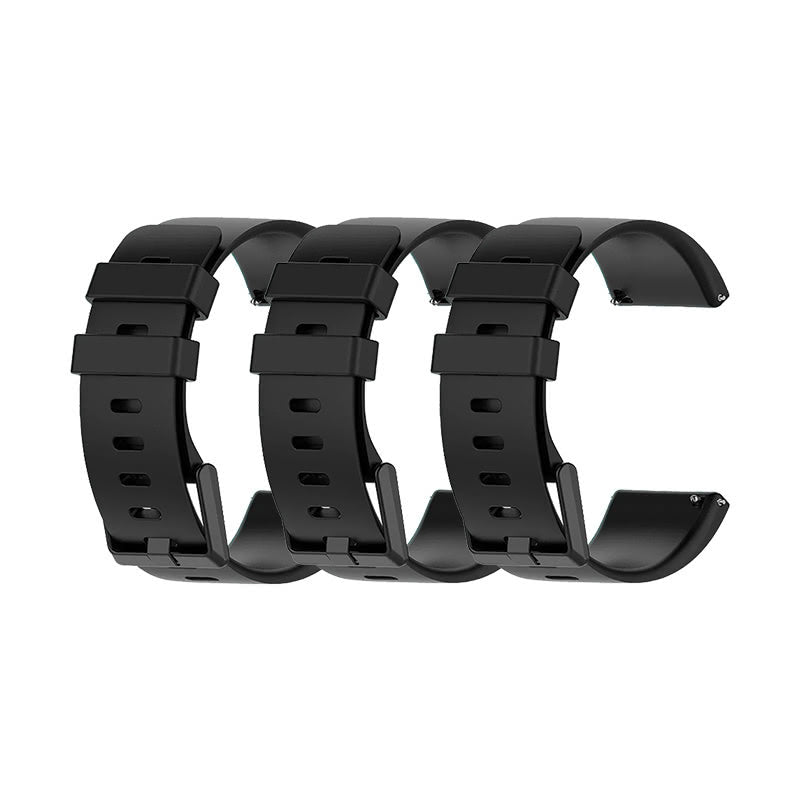 Fitbit Versa & Versa 2 Bands Replacement Straps Small Black (3-Pack)