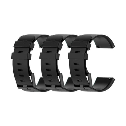Fitbit Versa & Versa 2 Bands Replacement Straps Small Black (3-Pack)
