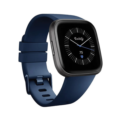 Fitbit Versa & Versa 2 Bands Replacement Straps Small Midnight Blue
