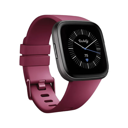 Fitbit Versa & Versa 2 Bands Replacement Straps Small Wine Red