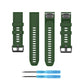 Garmin Band Replacement Straps with Quick Change (20mm) Army Green  