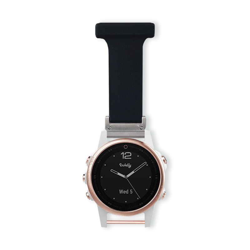 Garmin Fenix 5S Nurse Fob Clip Quick Change (20mm) Black