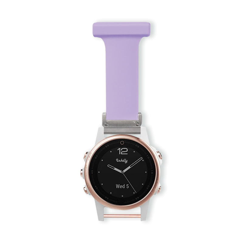 Garmin Fenix 5S Nurse Fob Clip Quick Change (20mm) Light Purple