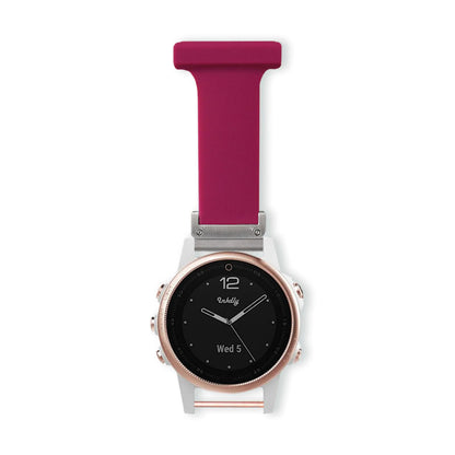 Garmin Fenix 5S Nurse Fob Clip Quick Change (20mm) Wine Red