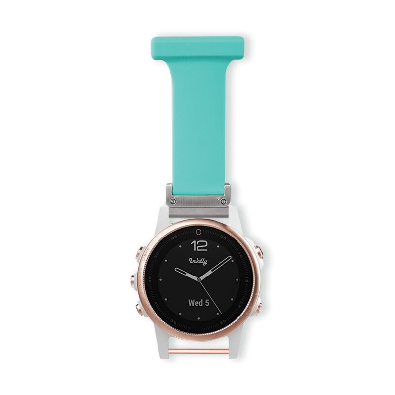 Garmin Fenix 5S Nurse Fob Clip Quick Change (20mm) Teal