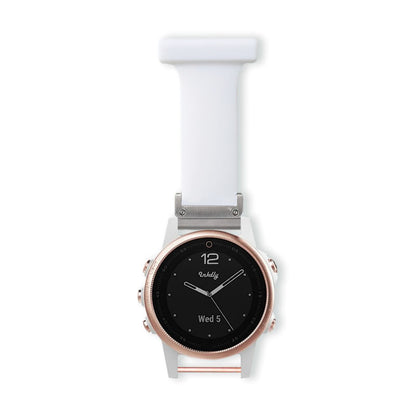 Garmin Fenix 5S Nurse Fob Clip Quick Change (20mm) White