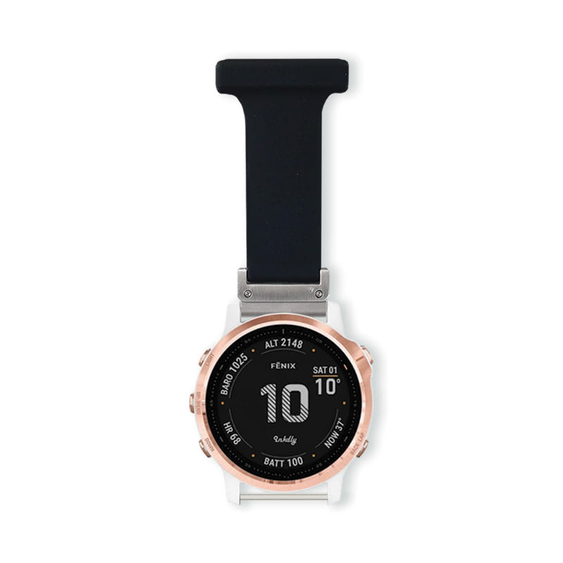 Garmin Fenix 6S Nurse Fob Clip Quick Change (20mm) Black