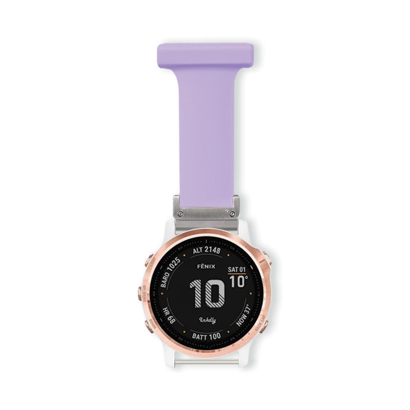 Garmin Fenix 6S Nurse Fob Clip Quick Change (20mm) Light Purple