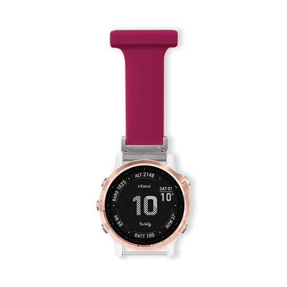 Garmin Fenix 6S Nurse Fob Clip Quick Change (20mm) Wine Red