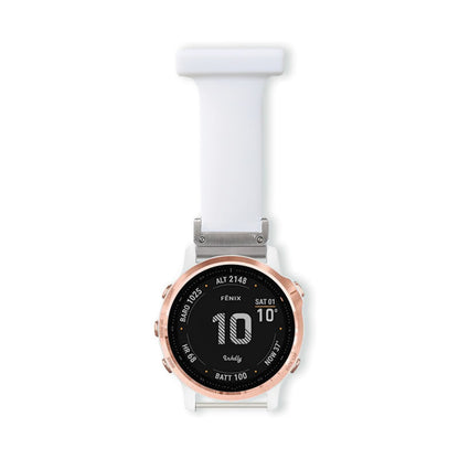 Garmin Fenix 6S Nurse Fob Clip Quick Change (20mm) White