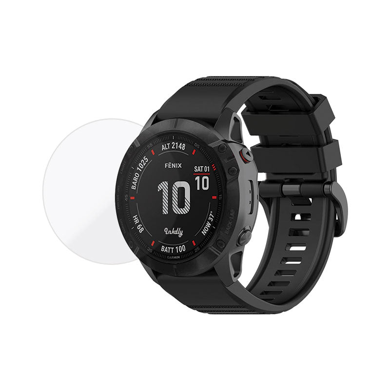 Tempered Glass Garmin Fenix 6X Pro Screen Protector Kit Clear 3pcs