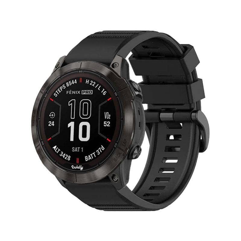 Tankd Garmin Fenix 7X Bands Replacement Straps (26mm) Black