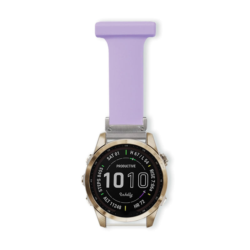 Garmin Fenix 7S Nurse Fob Clip Quick Change (20mm) Light Purple