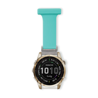 Garmin Fenix 7S Nurse Fob Clip Quick Change (20mm) Teal
