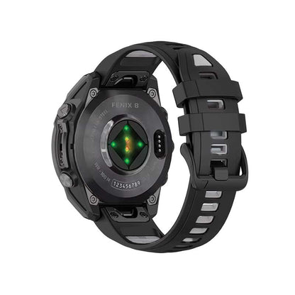 Garmin Fenix 8 Watch Bands Replacement Quick Change 20mm For 43mm Watch Black + Grey