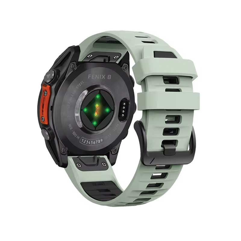 Garmin Fenix 8 Watch Bands Replacement Quick Change 22mm For 47mm Watch Teal + Black
