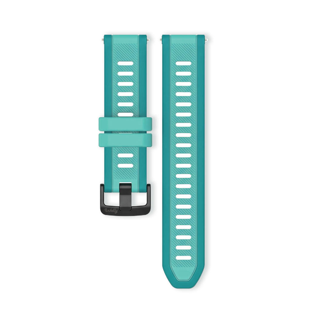 Garmin Forerunner 165 Bands Replacement Straps (20mm) Dark Blue + Light Blue