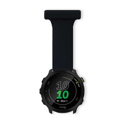 Garmin Forerunner 55 & 245 Nurse Fob Clip (20mm) Black