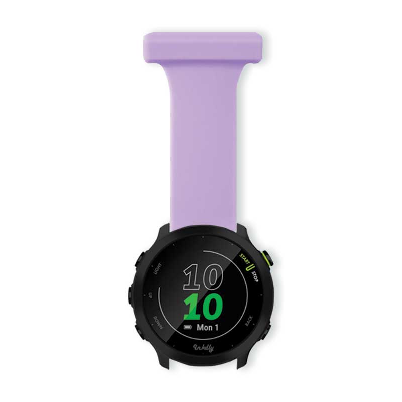 Garmin Forerunner 55 & 245 Nurse Fob Clip (20mm) Light Purple