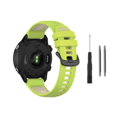 Garmin Forerunner 955 Bands Replacement with Spring Bars (22mm) Lime Sand