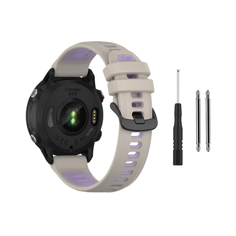 Garmin Forerunner 955 Bands Replacement with Spring Bars (22mm) Sand Purple