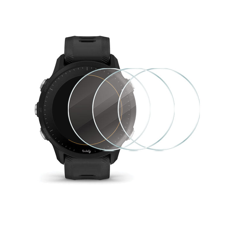 Tempered Glass Garmin Forerunner 955 Screen Protector Kit Clear 3pcs