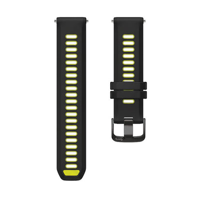 Garmin Forerunner 965 Bands Replacement with Spring Bars (22mm) Black + Lime