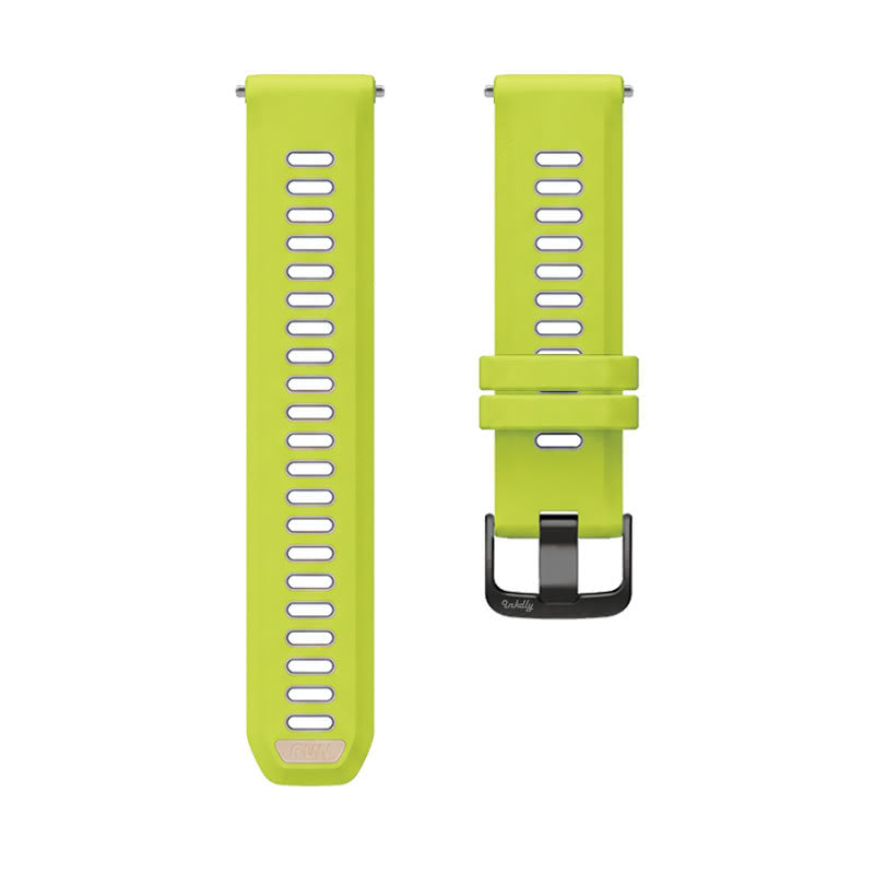 Garmin Forerunner 965 Bands Replacement with Spring Bars (22mm) Lime Sand