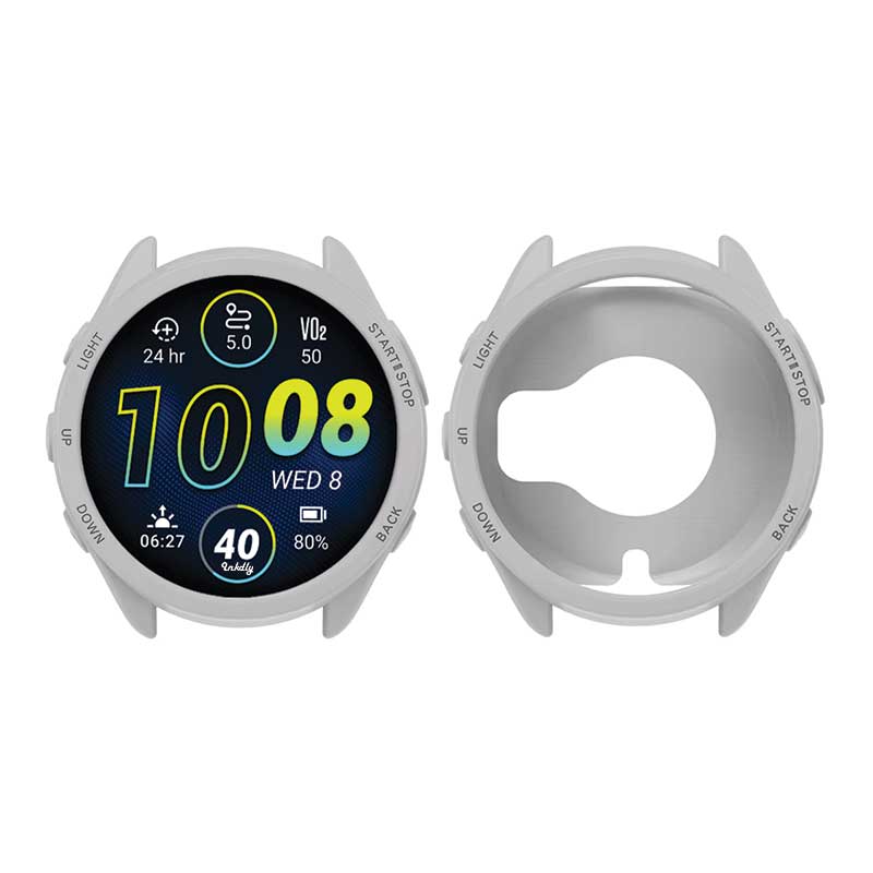 Rugged Garmin Forerunner 965 Protective Cover Case Grey