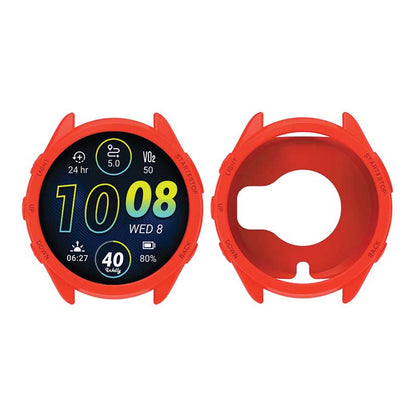 Rugged Garmin Forerunner 965 Protective Cover Case Red