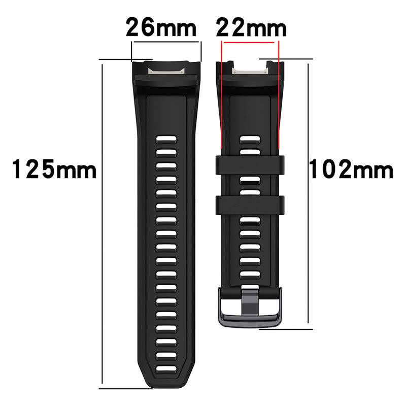 Garmin Instinct 2X Solar Bands Replacement with Spring Bars (26mm)