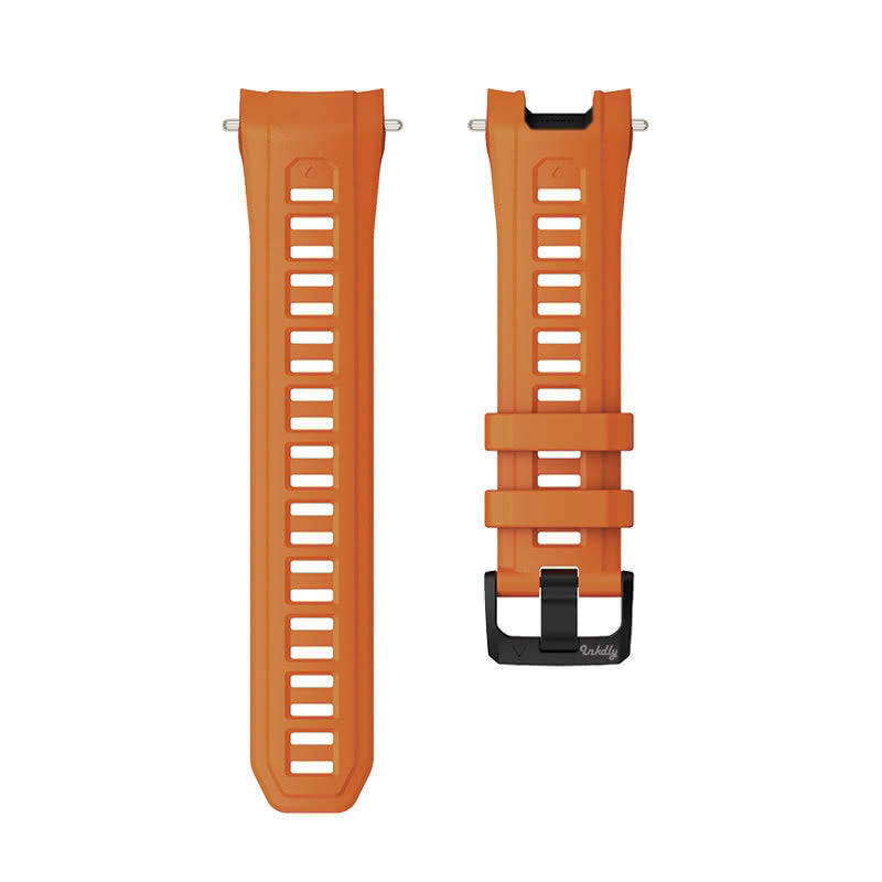 Garmin Instinct 3 Watch Bands Replacement with Spring Bars 22mm For 45mm Watch Dark Orange
