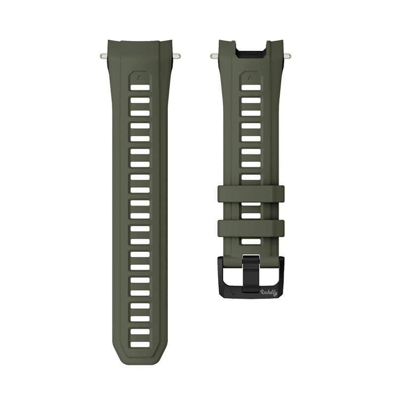 Garmin Instinct 3 Watch Bands Replacement with Spring Bars 22mm For 45mm Watch Jungle Green