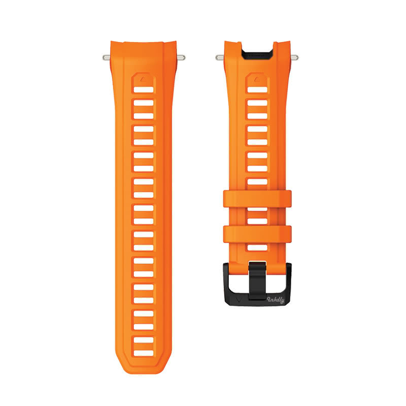 Garmin Instinct 3 Watch Bands Replacement with Spring Bars 22mm For 45mm Watch Orange