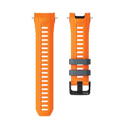 Garmin Instinct 3 Watch Bands Replacement with Spring Bars 22mm For 45mm Watch Orange + Blue